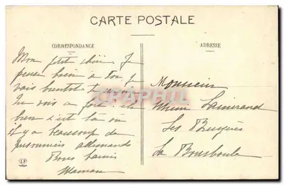 Lourdes - Vue des Villas - Le Gave et le Fort — Verso