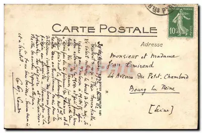 Lourdes — A Esplanada e o Castelo — LL. — n°27 — Verso