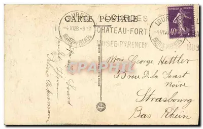 Lourdes — Objawienie — Wydawnictwo Botton Palla & Cie — Rewers