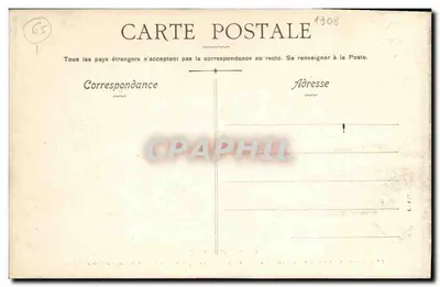 Lourdes — La Grotta al momento delle apparizioni nel 1858 — CLART, N° 39 — Verso