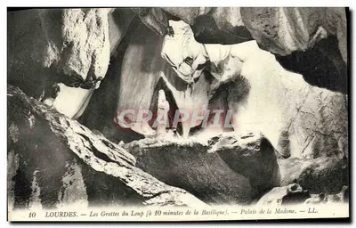 Lourdes — Les Grottes du Loup (à 10 minutes de la Basilique) — Palais de la Madone — LL. — N° 10