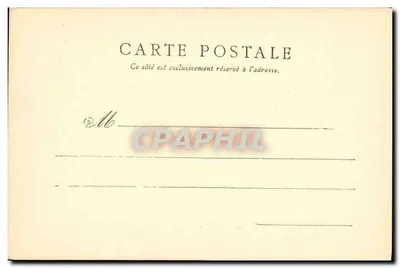 Fort of Lourdes — view of the fort on a hill — Hachette, publ., Paris, photo. Ed. L. — Back