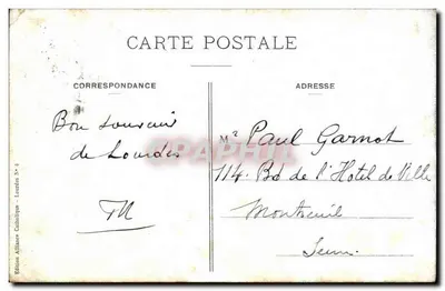 Lourdes - De Esplanade & de Sanctuariën - N° 4 - Uitgave Alliance Catholique — Achterkant