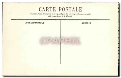 Lourdes — Virgem coroada e Castelo — Edição F. V. — Verso