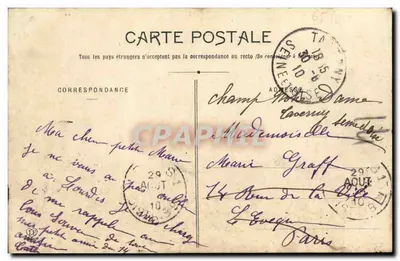 Lourdes - Zieken voor de Biscioles — Phototypie Labouche Frères, Toulouse, n° 957 — Achterkant