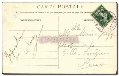 Lourdes — Peregrinos fazendo o Caminho da Cruz — Edição P.V. n°246 — Verso