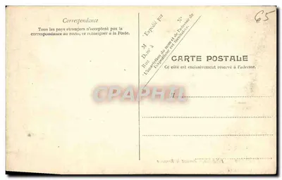 Lourdes — Peregrinación frente al Rosario — V.P. Paris No.11 — Reverso