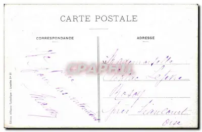 Lourdes - Il Vecchio Lourdes e le Pirenei - N°21 - Edizione Cattolica Alliance — Verso
