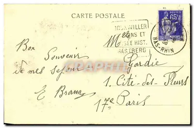 Bouxwiller — Vista Geral — 4477-78 — Verso
