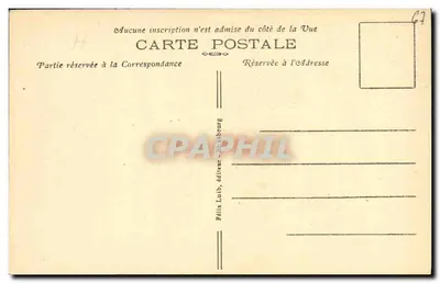 Hohwald (Bas-Rhin) — Casa Florestal — Félix Luib, editor — Verso