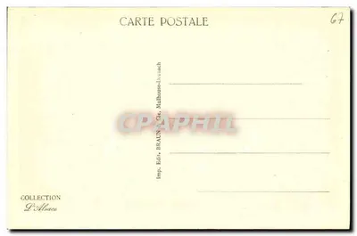 Le Hohwald - Metairie — Bilhete postal antigo n°117, editada por Braun & Cie, Mulhouse — Verso