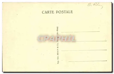 Saverne — Stara niemiecka kamienica — J. Alexandre & Metziger — Rewers