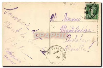 Zamek Landsberg — Mont Sainte-Odile 763 — wydawca Phalsbourg — Rewers