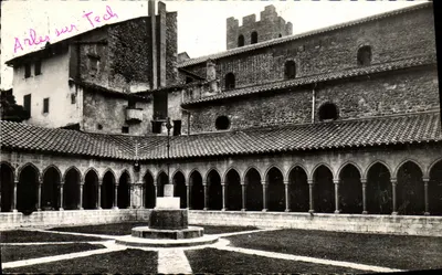 Arles-sur-Tech — Interior do Claustro — A. L'Hoste, Paris