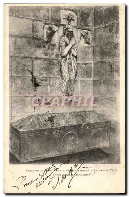 Sarcófago cristão & Cristo vestido de Arles-sur-Tech (Próximo a Amélie-les-Bains) — editor anônimo