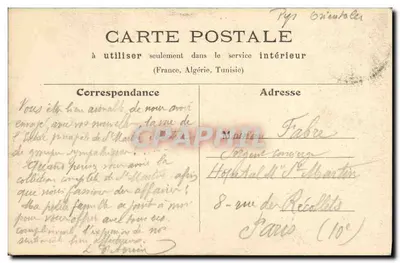 Perpignan (P.-O.) — Os Plataneiros — Py-Oliver, editor, Perpignan — Verso