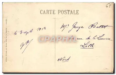 Kolej funikularna Pic du Jer — Platinografia L.C. Paris — nr 139 — Rewers