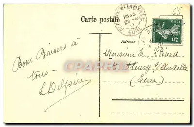 Clarens - Château du Châtelard u. les Alpes de Savoie — éditeur inconnu, n° 6158 — Rewers