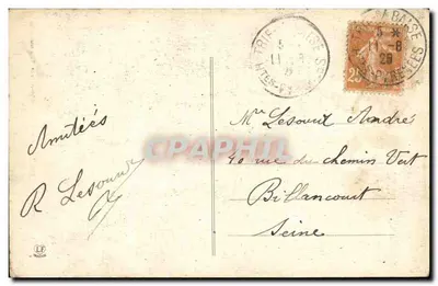 Rua da antiga cidadela — Trièves-sur-Baïse — Mme Dastugue, fotógrafa-editora — Verso