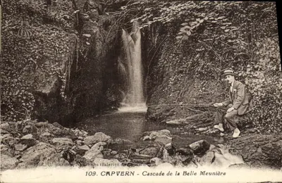 Capvern - Cascata da Belle Meunière — Edit. C. Barthes, Novas Galerias de Capvern, n°109