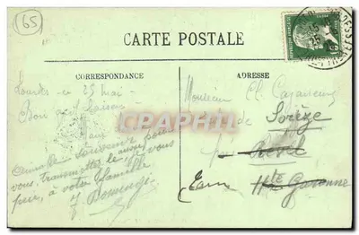 La prima Apparizione — Bernadette Soubirous — LL, n°292 — Verso
