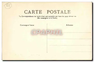 Os Pirineus — Estrada de Pierrefitte a Luz, O Túnel — Éditeur RLT, n° 677 — Verso