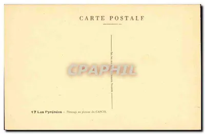 Mont-Louis. Plateau de Capcir — ARGRA — Verso