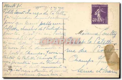 Barèges - O Ermitério em Colas - Passeio dos Banhistas a 30 metros abaixo de Barèges — Fot. Labonche Fr. - Toulouse — Verso