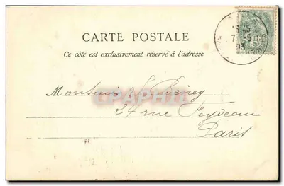 Tarbes - Kwatera Artylerii - Statua Larrey — Rewers