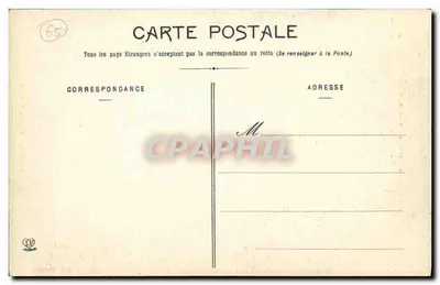 Tarbes — Statua di Danton — Phototype Carbuche Frères, Toulouse, n°74 — Verso