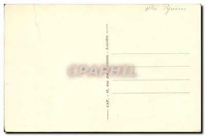 Argelès — panorama vers Leitous — éditeur imprimeur non visible, n° de série 120 — Reverso