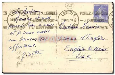 Argelès-Gazost — La Valle di Argelès e il Viscos — editore sconosciuto, n° 61 — Verso