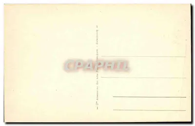 Gavarnie - Katedra (XIV wiek) — wydawca G. Alascension des Arts Postaux-Canigó — Rewers