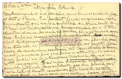 Gavarnie - O Cirque e a Chaumière — Bilhete postal antigo n°57, editor A.R. (verso) — Verso