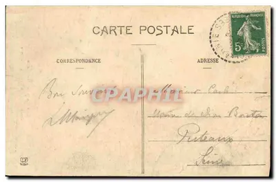 La Rimaye al fondo del circo de Gavarnie — Las Altas Pirineos — Labouche Frères, Toulouse, n° 221 — Reverso