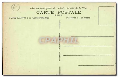Bagnères-de-Bigorre — Avenue Carnot — BR. — Verso