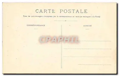 Bagnères-de-Bigorre — Bagni della Regina — Cartolina d'epoca 52 — Verso