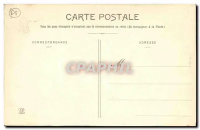 Cauterets — Hôtellerie du Pont d'Espagne — Fototypia Labouche Frères, Toulouse, n°117 — Rewers