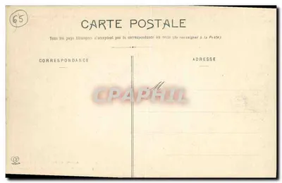 Cauterets - Skoczek Mostu Hiszpańskiego (3488 m) — Wysokie Pireneje — Fototypia Labouche Frères, Toulouse — Rewers