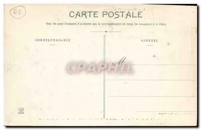Les Hautes Pyrénées — Nad jeziorami Pont d'Espagne — Etablissement du Pré — Fototypia Labouche Frères, Toulouse, n°574 — Rewers