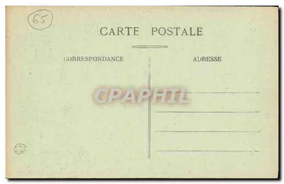 Visão tirada do Ponte de Meyaba - Le Péguère - BR - 3131 — Estrada de Cauterets a Pierrefitte — Verso
