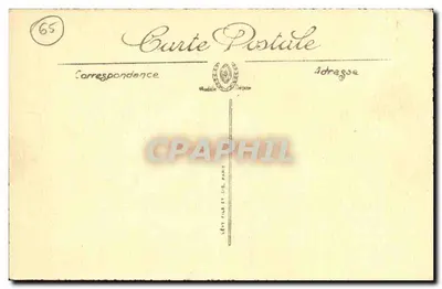 Cauterets — Panorama wykonana z Mamelon Vert — Wyd. Gallet — Cauterets — Rewers