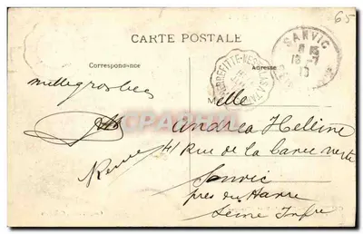 Cauterets - Spadzista Cerisey (wys. 1235 m) — Pireneje — Conget, wyd., Cauterets — Rewers