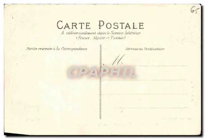 Cauterets — Vallon de Cristail — Balaitous (3146) — De Pyreneeën — Collectie Broussard, Parijs — Achterkant