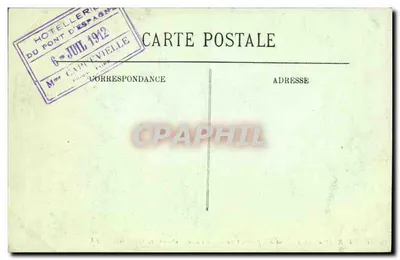 Cauterets — Trasa Pont d'Espagne, Skoczek Pas de l'Ours (alt. 1.350 m.) — LL — Rewers