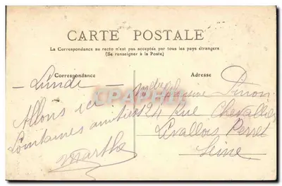Pyrénées — Wodospad Lutour — Couget, wyd. Cauterets 27 — Rewers
