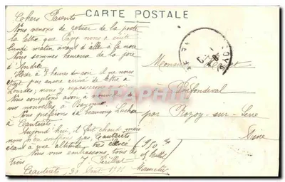 Cauterets (H.-Pyr.) — Linia tramwaju Raillière — wydawca C.C. n°40 — Rewers