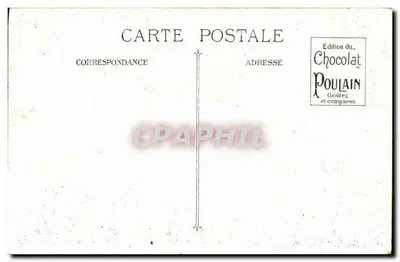 Cautelets — Wodospad Cérizet — Wydawnictwo Chocolat Poulain — Rewers