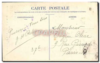 O Gave de Cauterets — Estabelecimentos do Petit Saint-Sauveur e do Pré — Cauterets — Verso