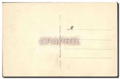 O Gave e o Pégüère em Cauterets — As Altas Pirineus — Phototype Labomtype Toulouse n°1025 — Verso